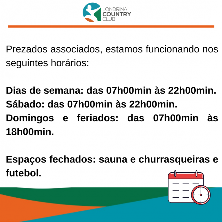 Horário Decreto 7320